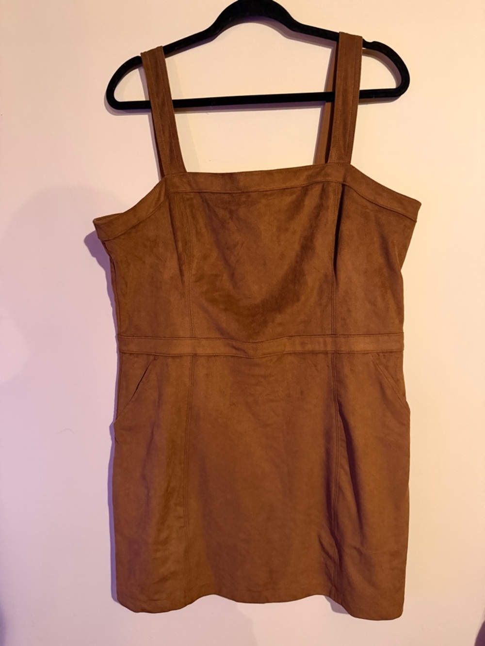 Abercrombie & Fitch Brown Suede Mini Dress